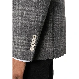 Gray Cashmere Jackets And Coat