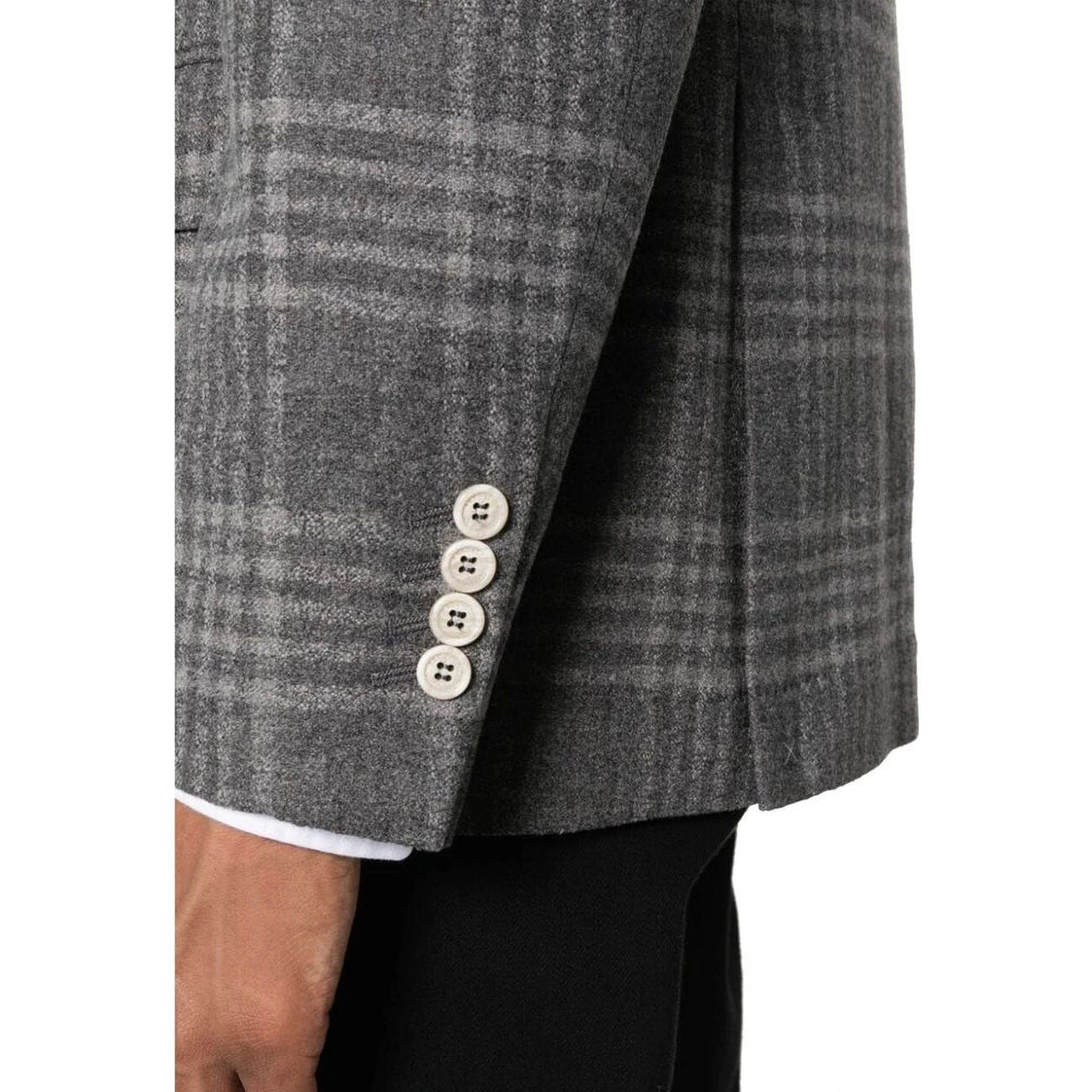 Gray Cashmere Jackets And Coat