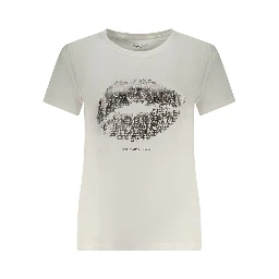 Bianco Cotton Women T-Shirt