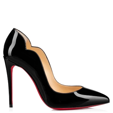 Black Patent Leather Hot Chick Pumps 100