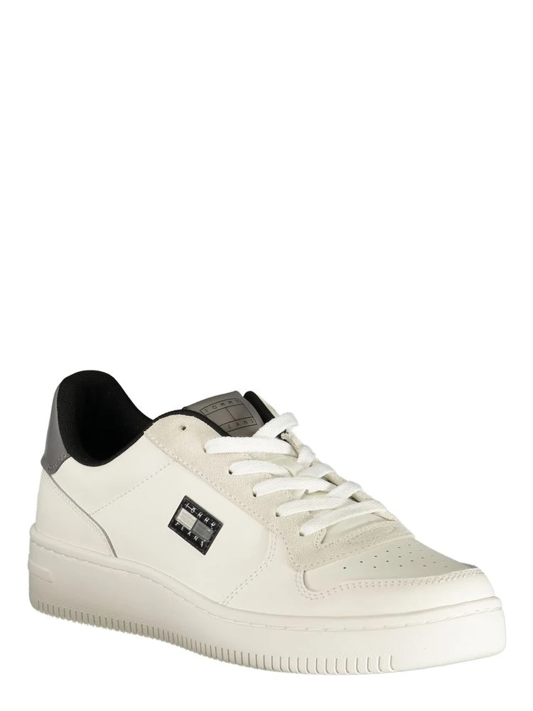 White Polyurethane Men Sneaker alternative