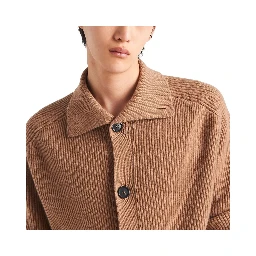 Brown Cashmere Cardigan