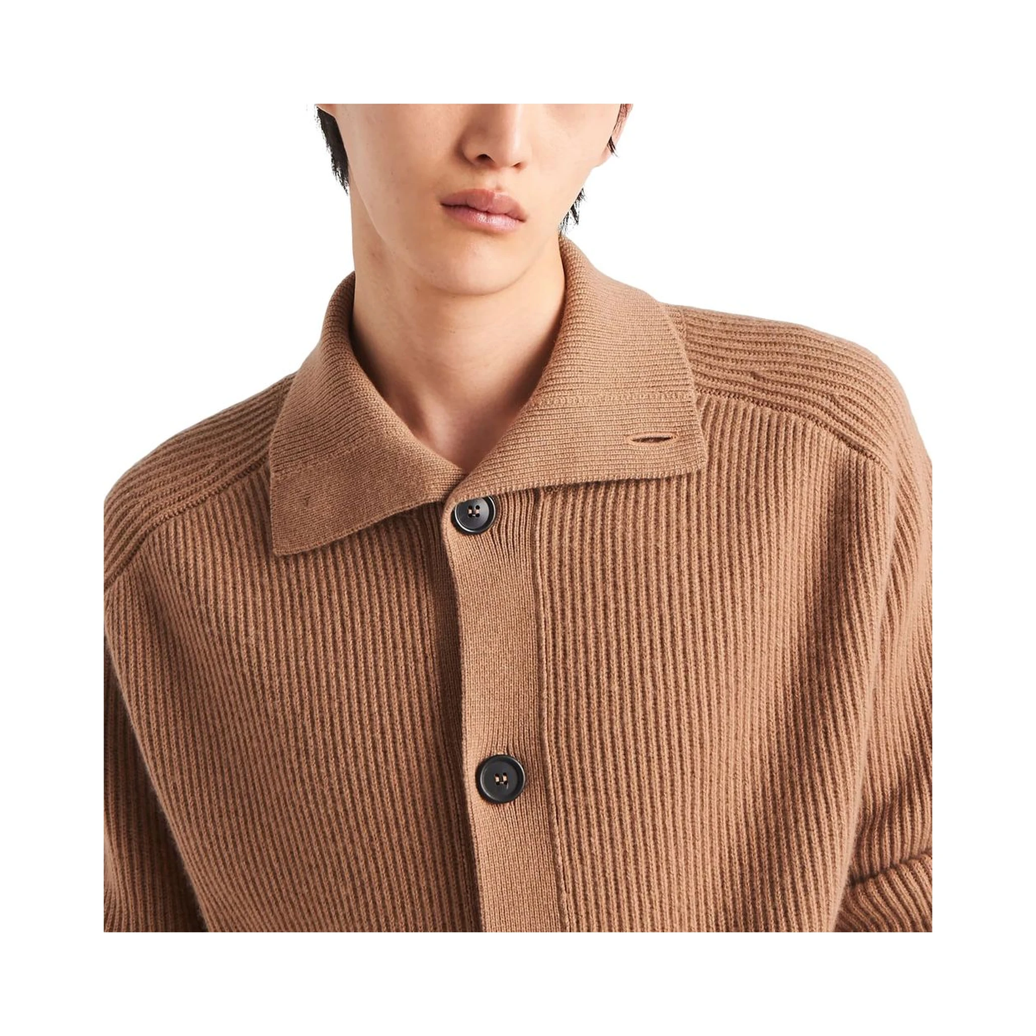 Brown Cashmere Cardigan