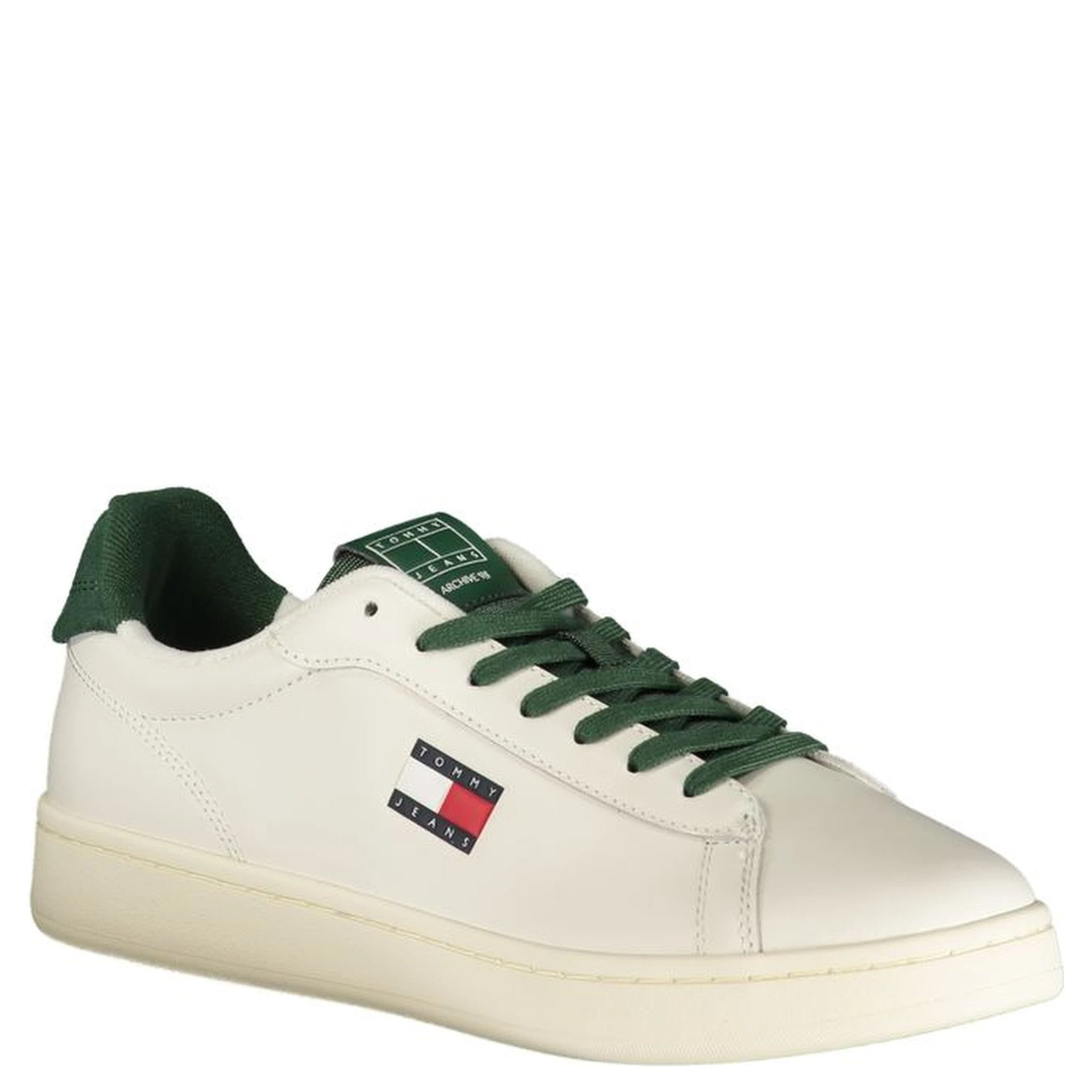 Bianco Polyurethane Men Sneaker