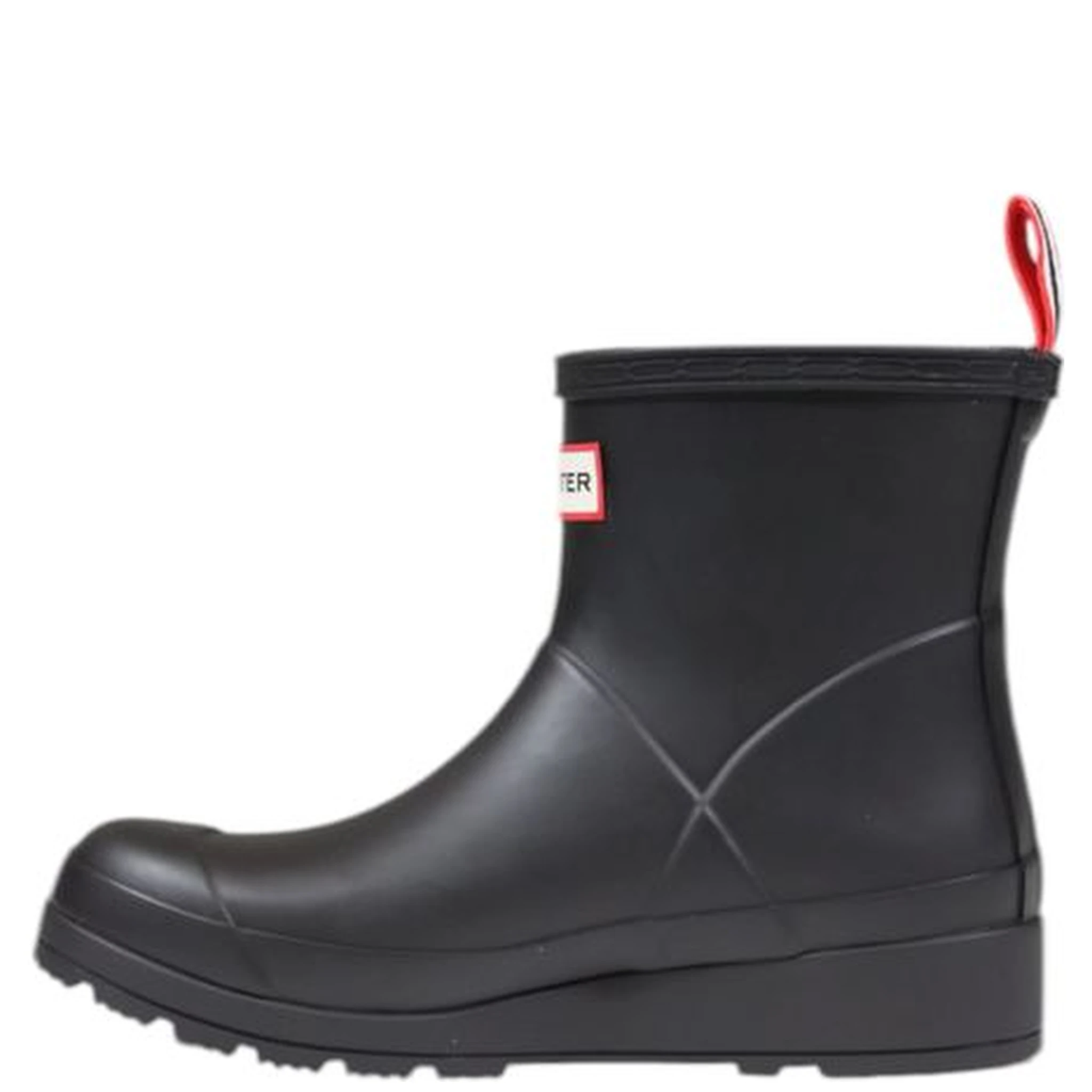 Black Recycled Polyester Ankle Boots