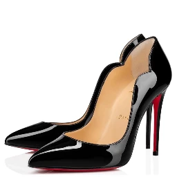 Black Patent Leather Hot Chick Pumps 100