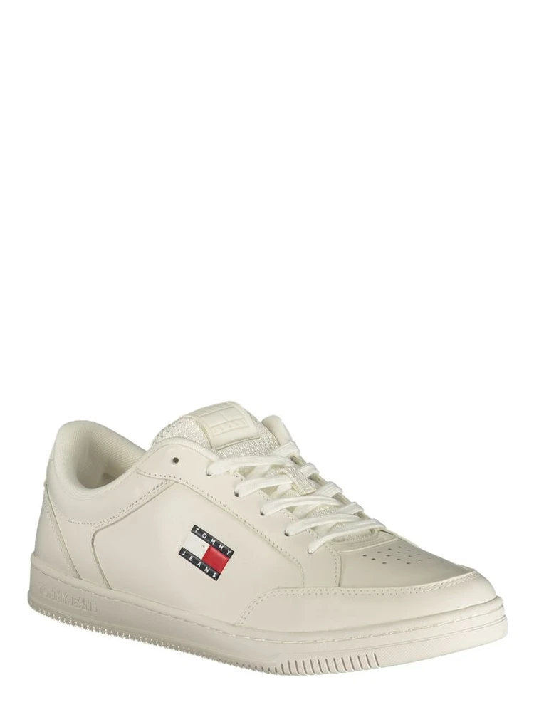 White Polyurethane Men Sneaker alternative