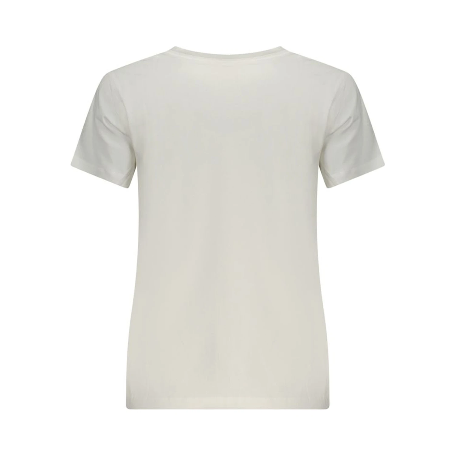 White Cotton Women T-Shirt