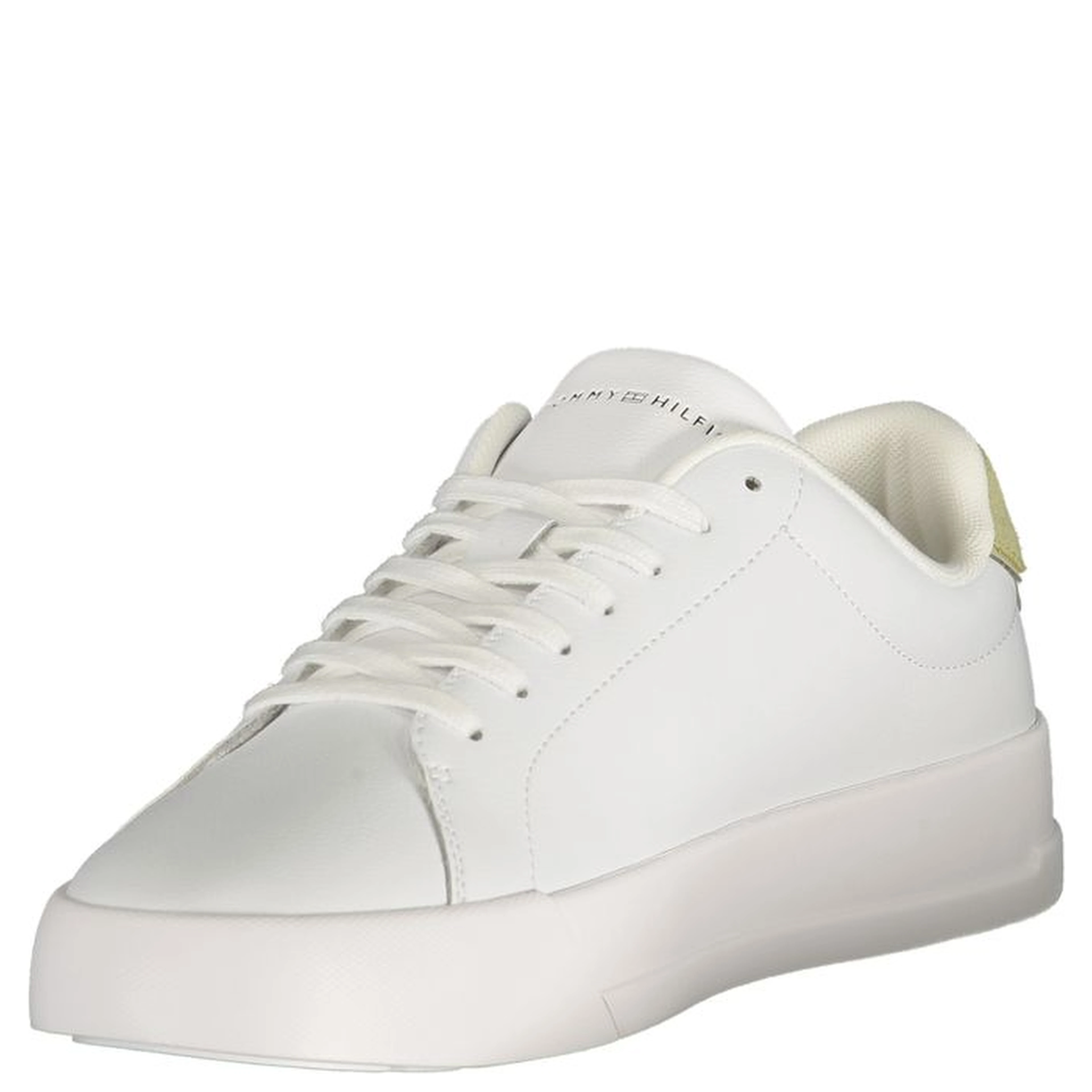 Bianco Polyurethane Men Sneaker