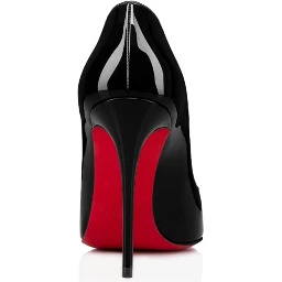 Black Patent Leather Hot Chick Pumps 100