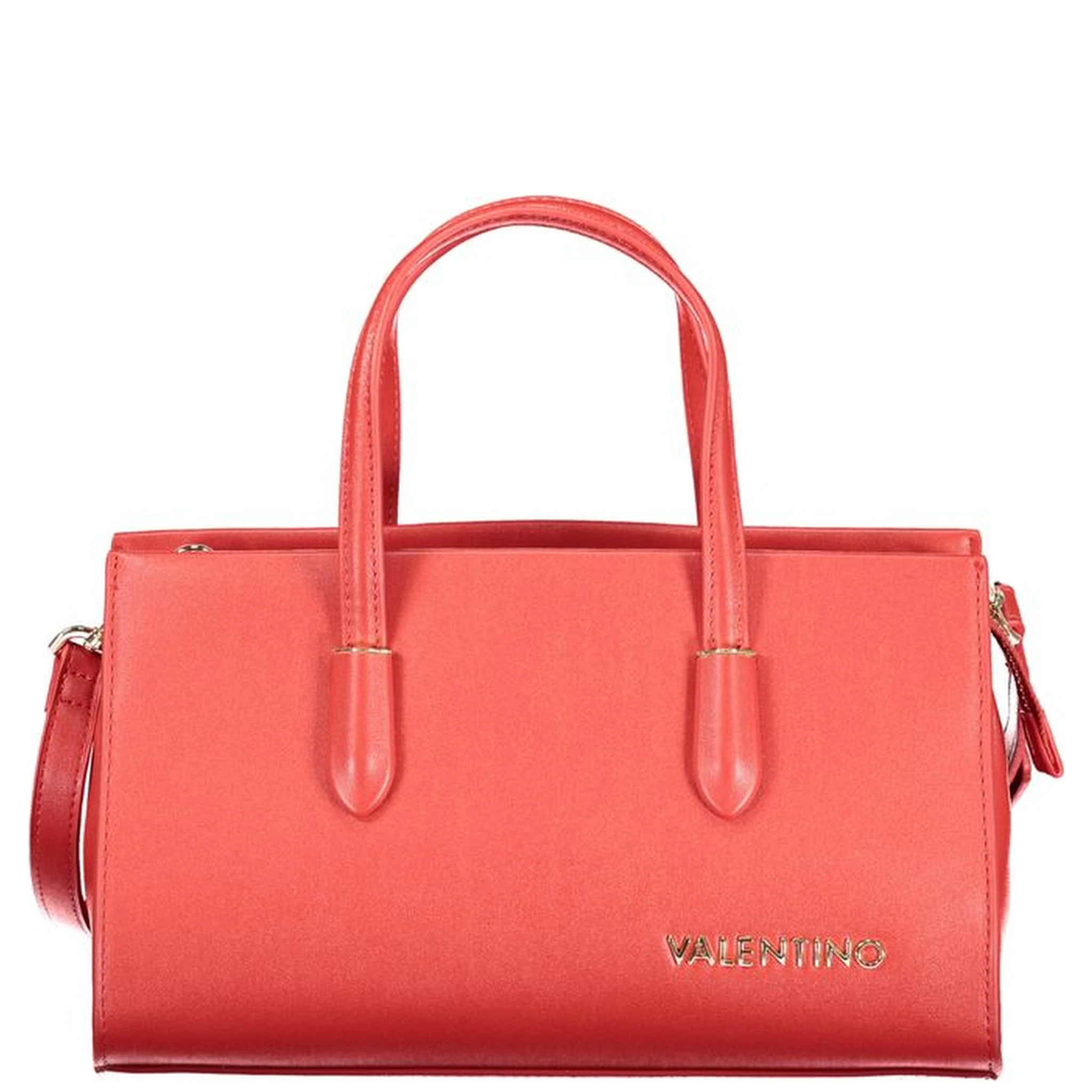 Rosso Poliuretano Women Handbag