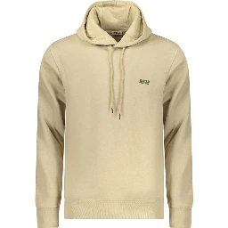 Beige Cotton Men's Sweatshirt