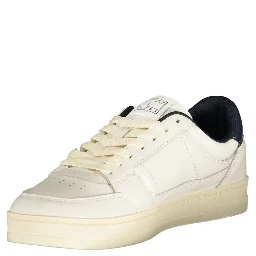 White Leather Men Sneaker