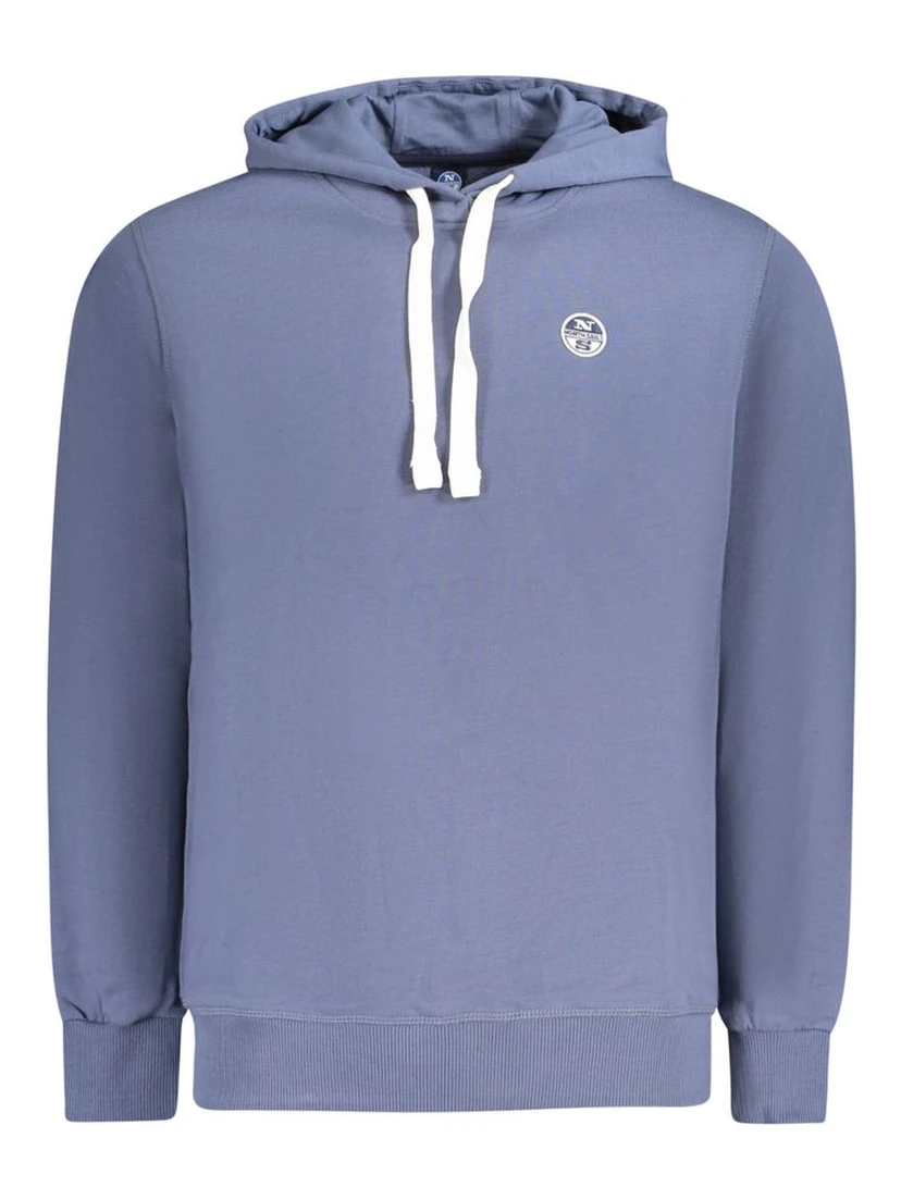 كنزة رجالية زرقاء من القطن