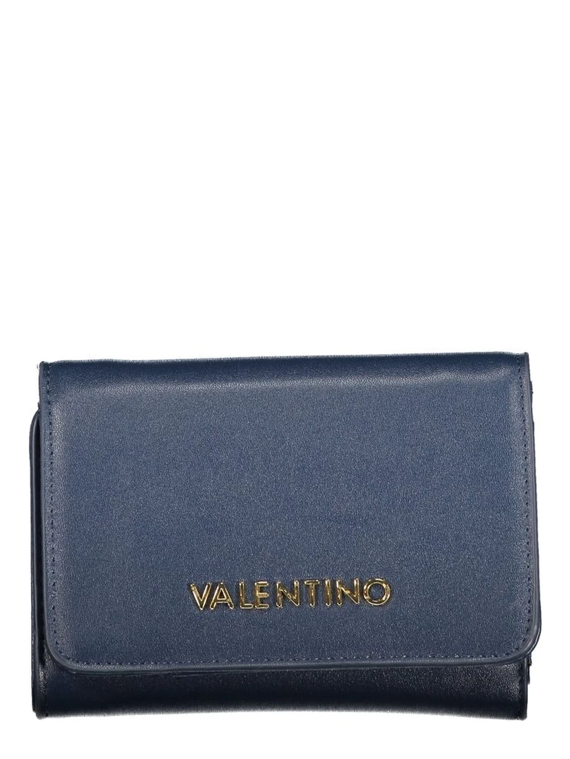 Blu Poliuretano Women Wallet