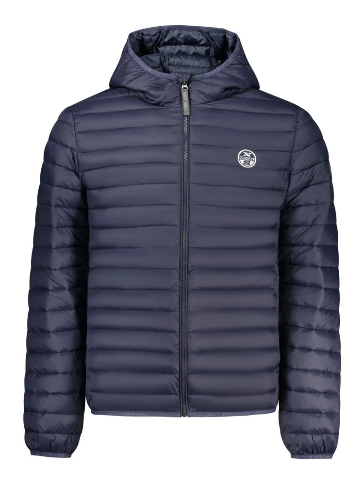 Blu Poliammide Men's Jacket