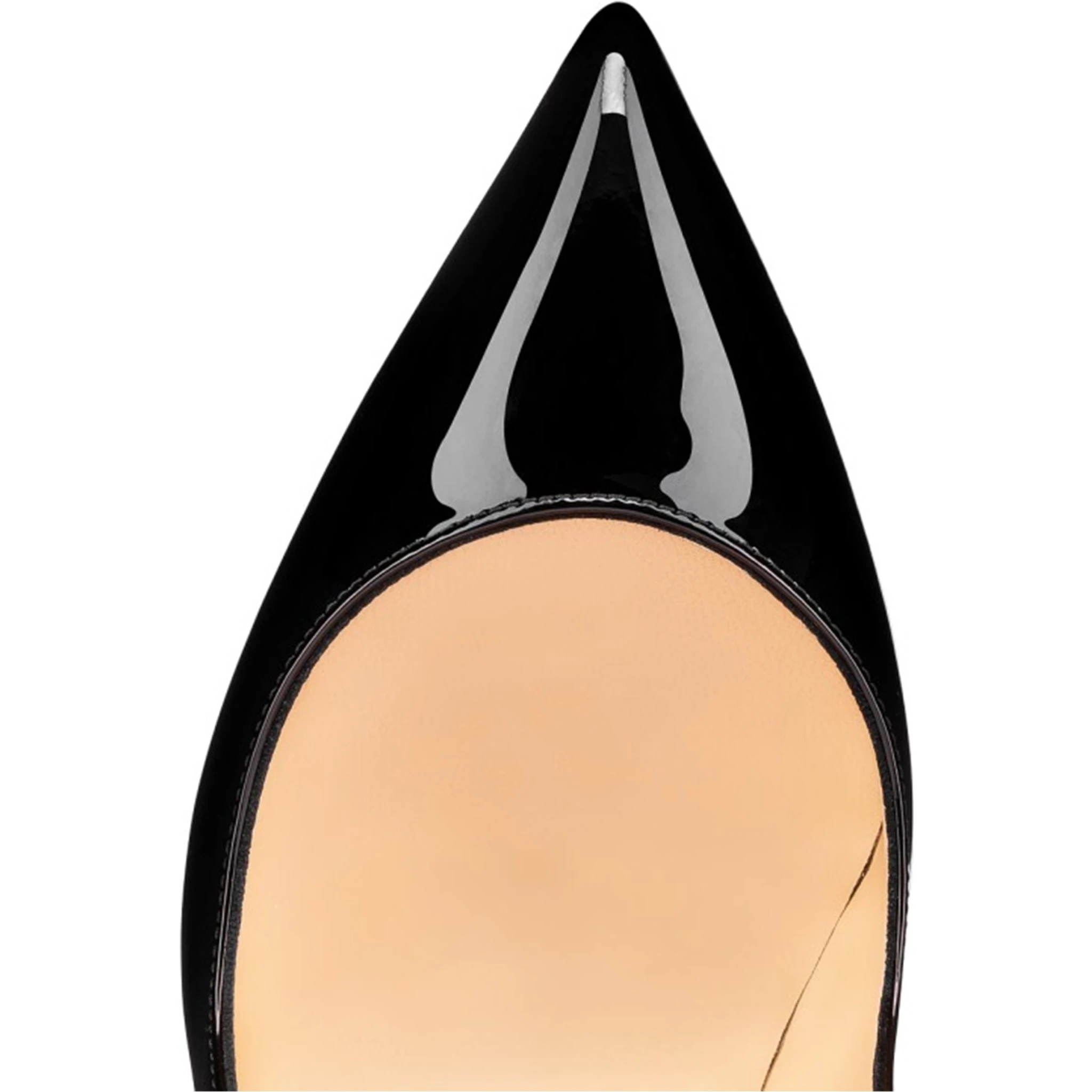 Black Patent Leather Hot Chick Pumps 100