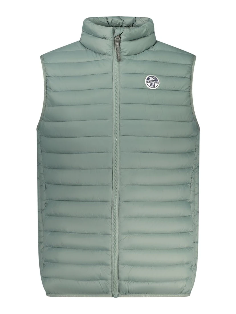 Verde Poliestere Uomo Giubbotto