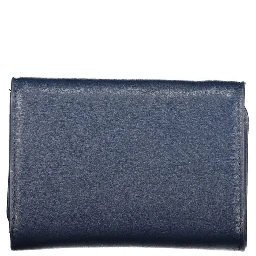 Blu Poliuretano Women Wallet