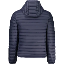 Blu Poliammide Men's Jacket