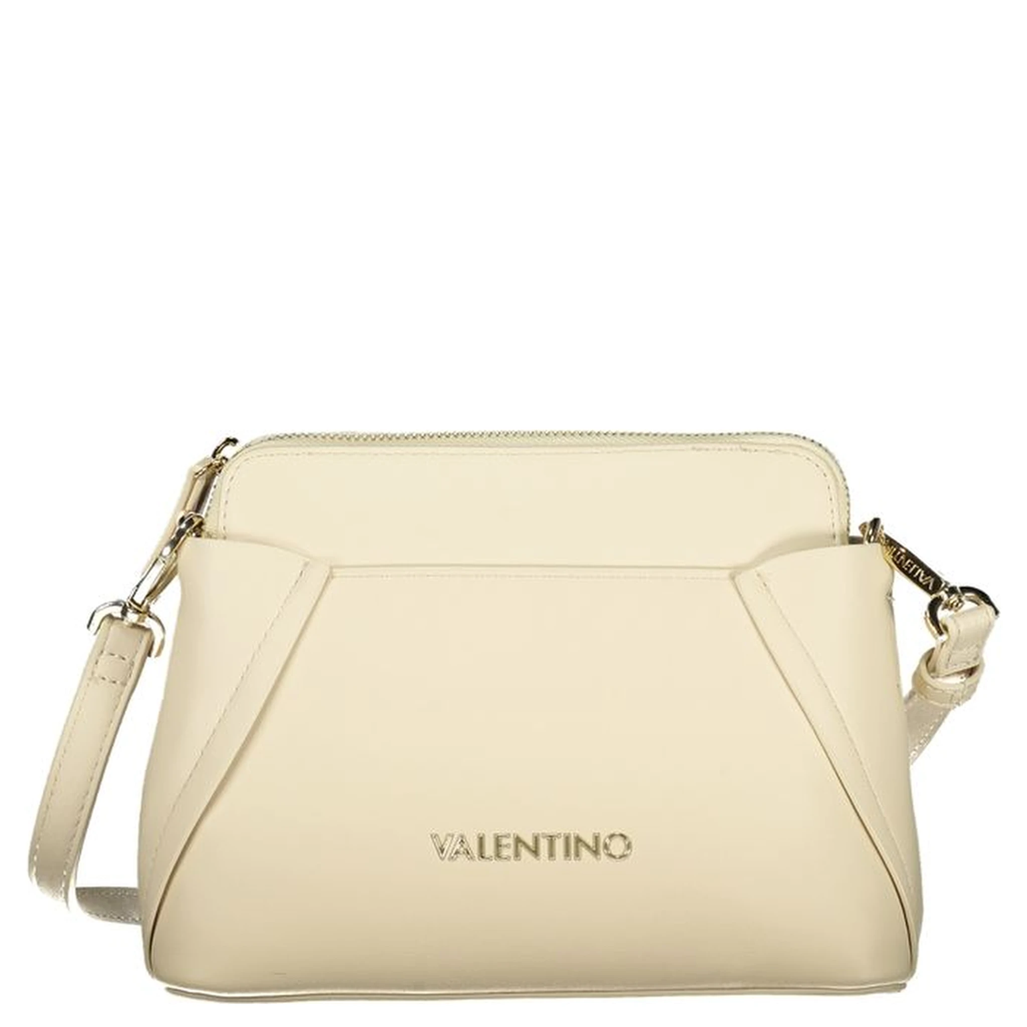 Beige Polyurethane Women Handbag