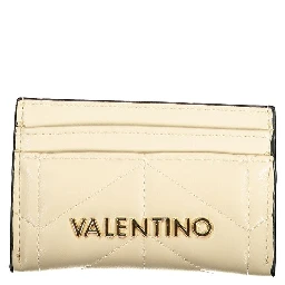 Beige Polyurethane Women Wallet
