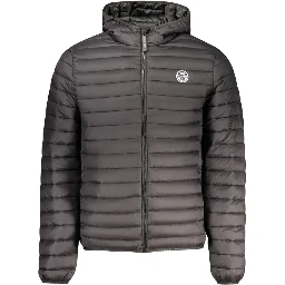 Nero Poliammide Uomo Giaccone