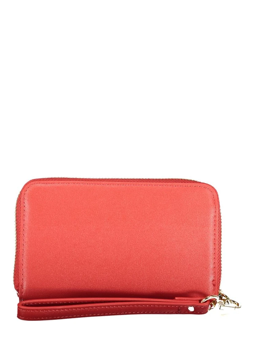Rosso Poliuretano Women Wallet