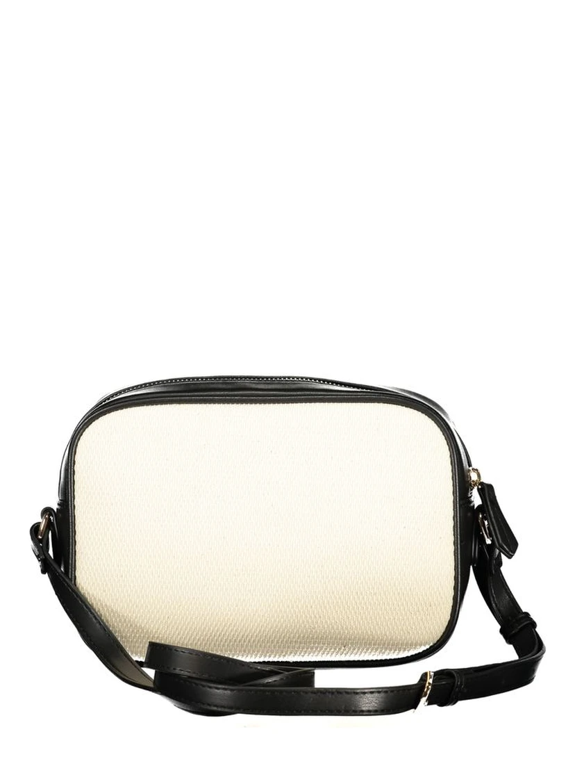 Beige Cotton Women Shoulder Bag