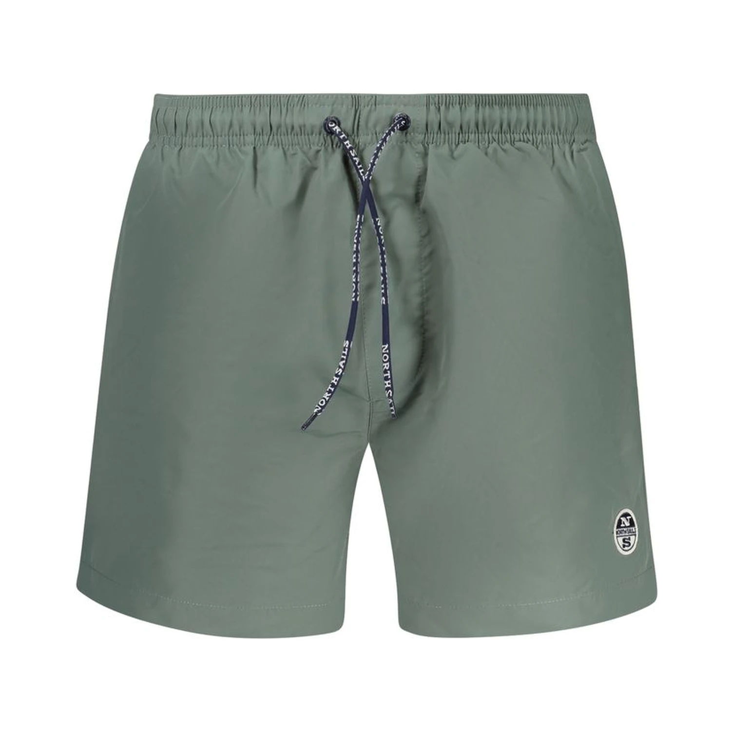 Green Polyester Shorts