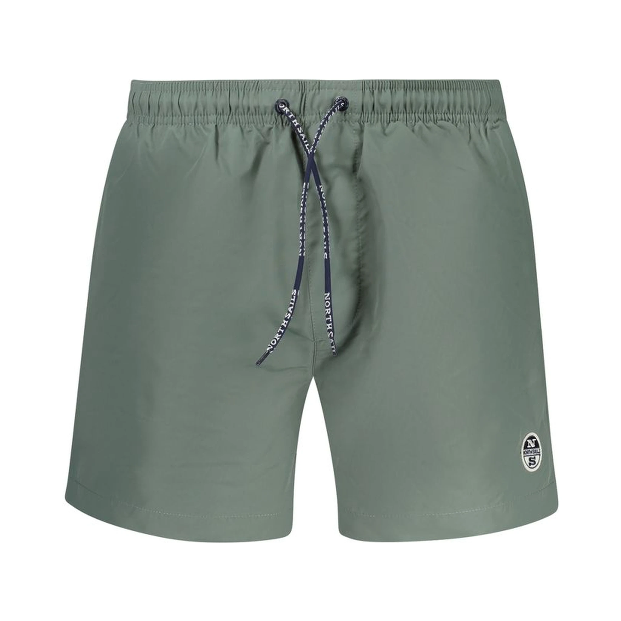 Green Polyester Shorts