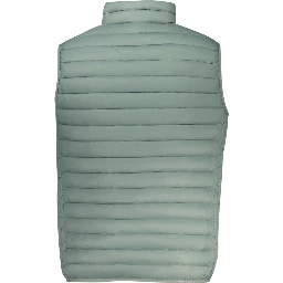 Verde Poliestere Uomo Giubbotto