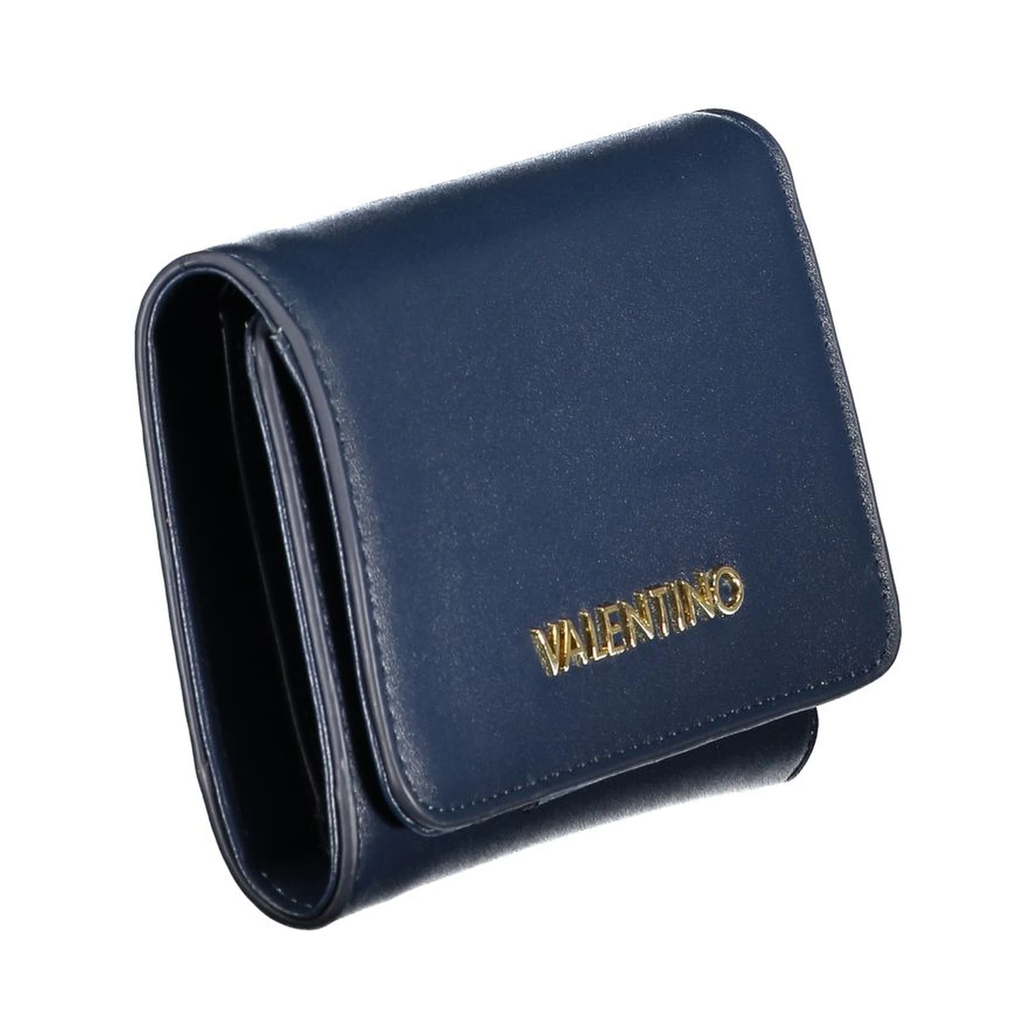 Blu Poliuretano Women Wallet