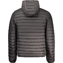 Nero Poliammide Uomo Giaccone