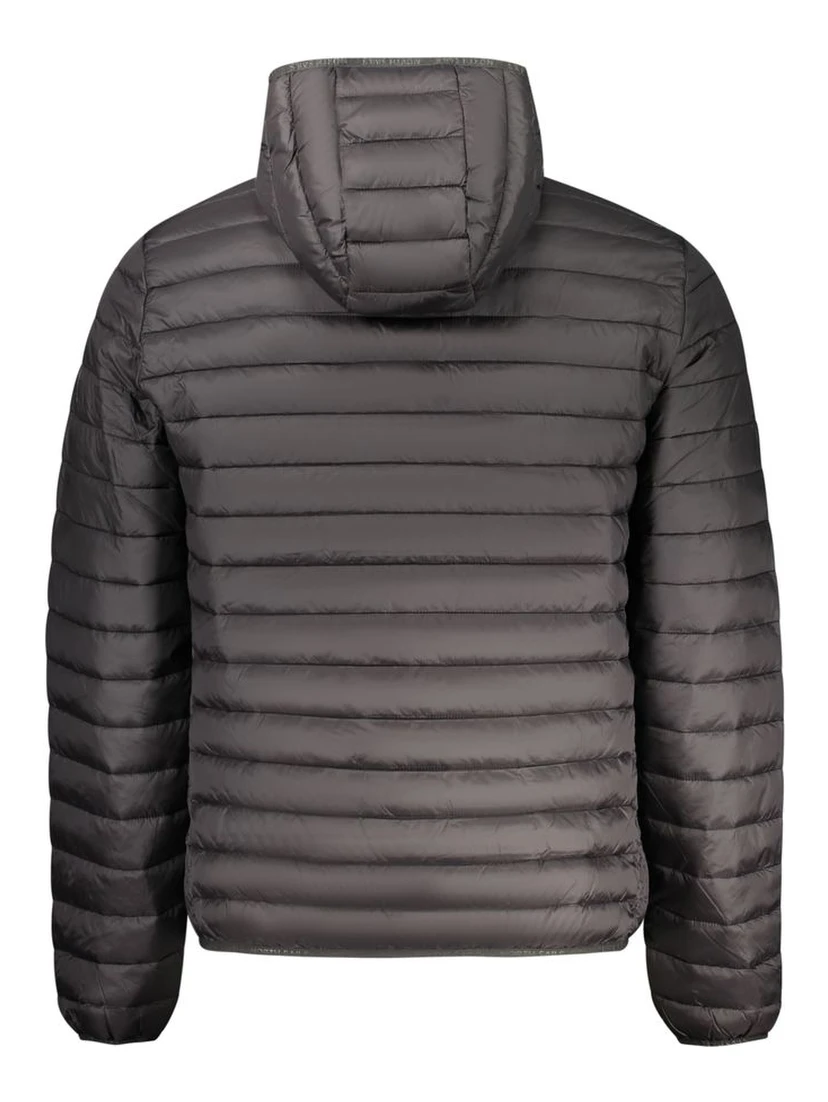 Nero Poliammide Uomo Giaccone