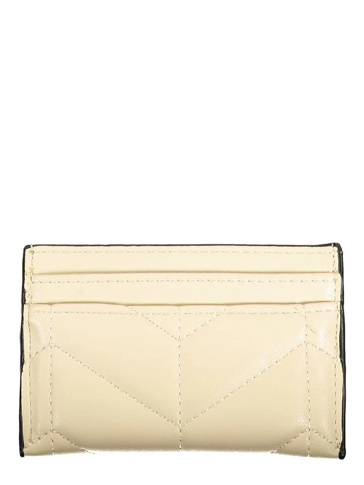 Beige Polyurethane Women Wallet alternative