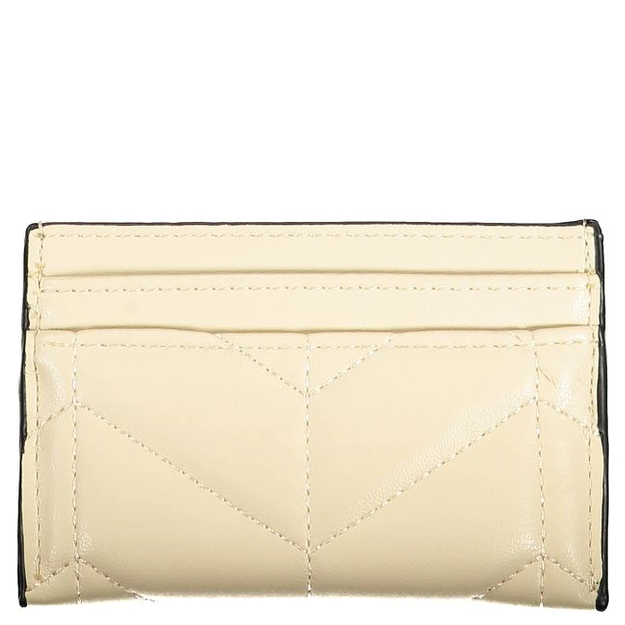 Beige Polyurethane Women Wallet