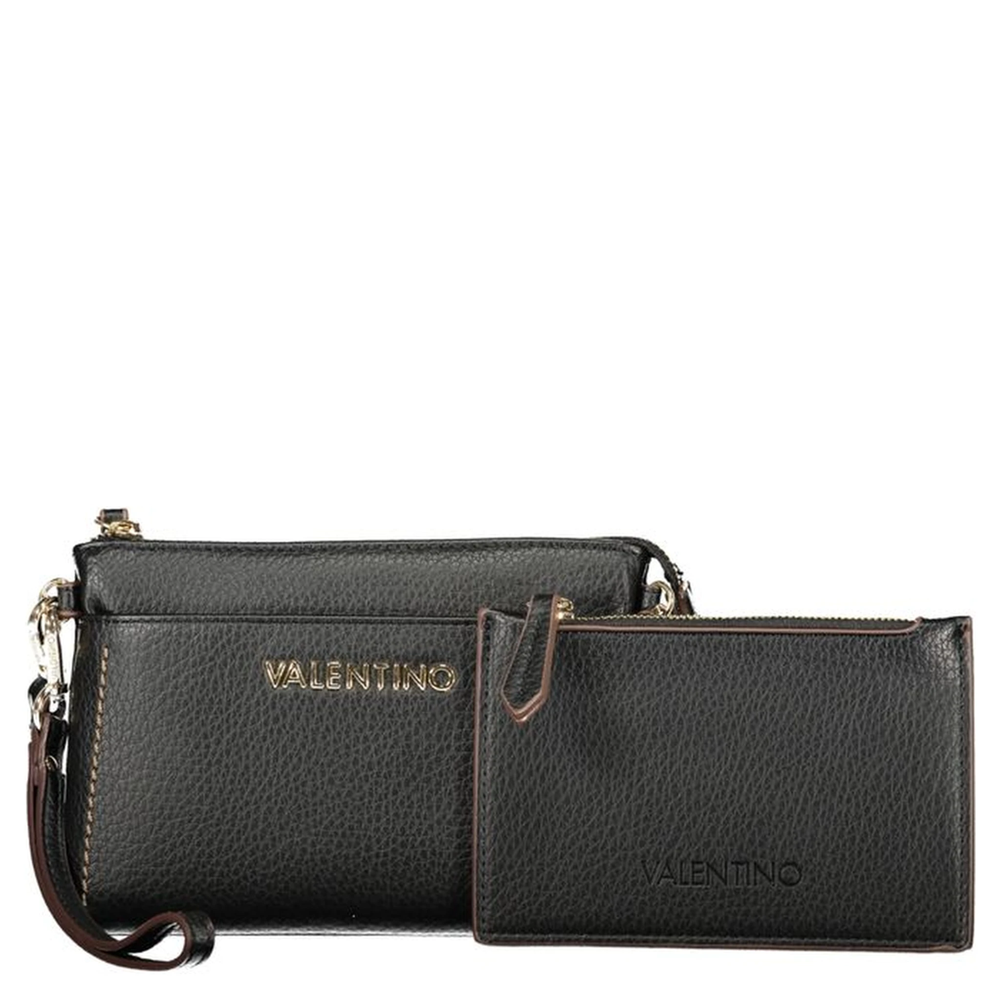 Black Polyurethane Women's Crossbody Bag