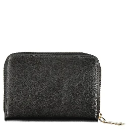 Black Polyurethane Women Wallet