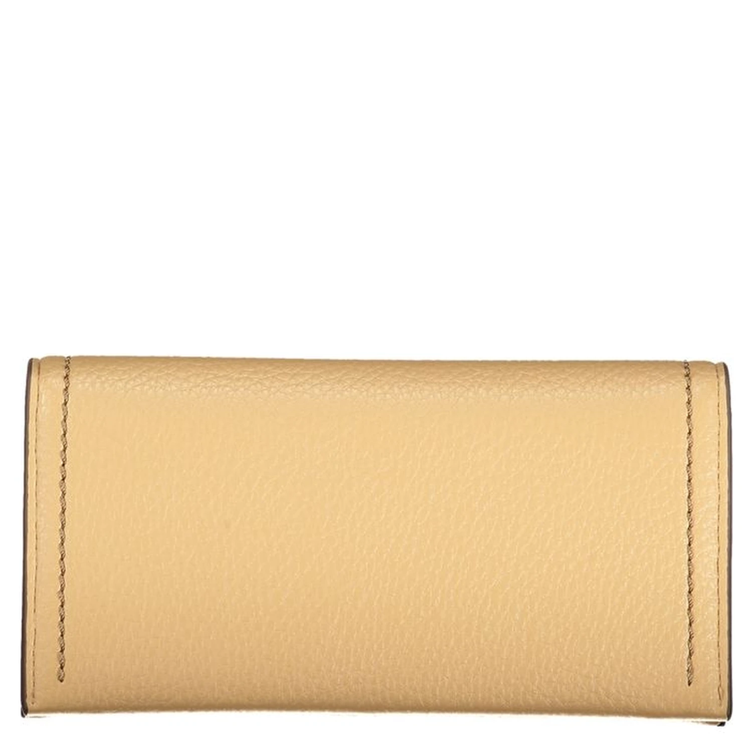 Beige Polyurethane Women Wallet