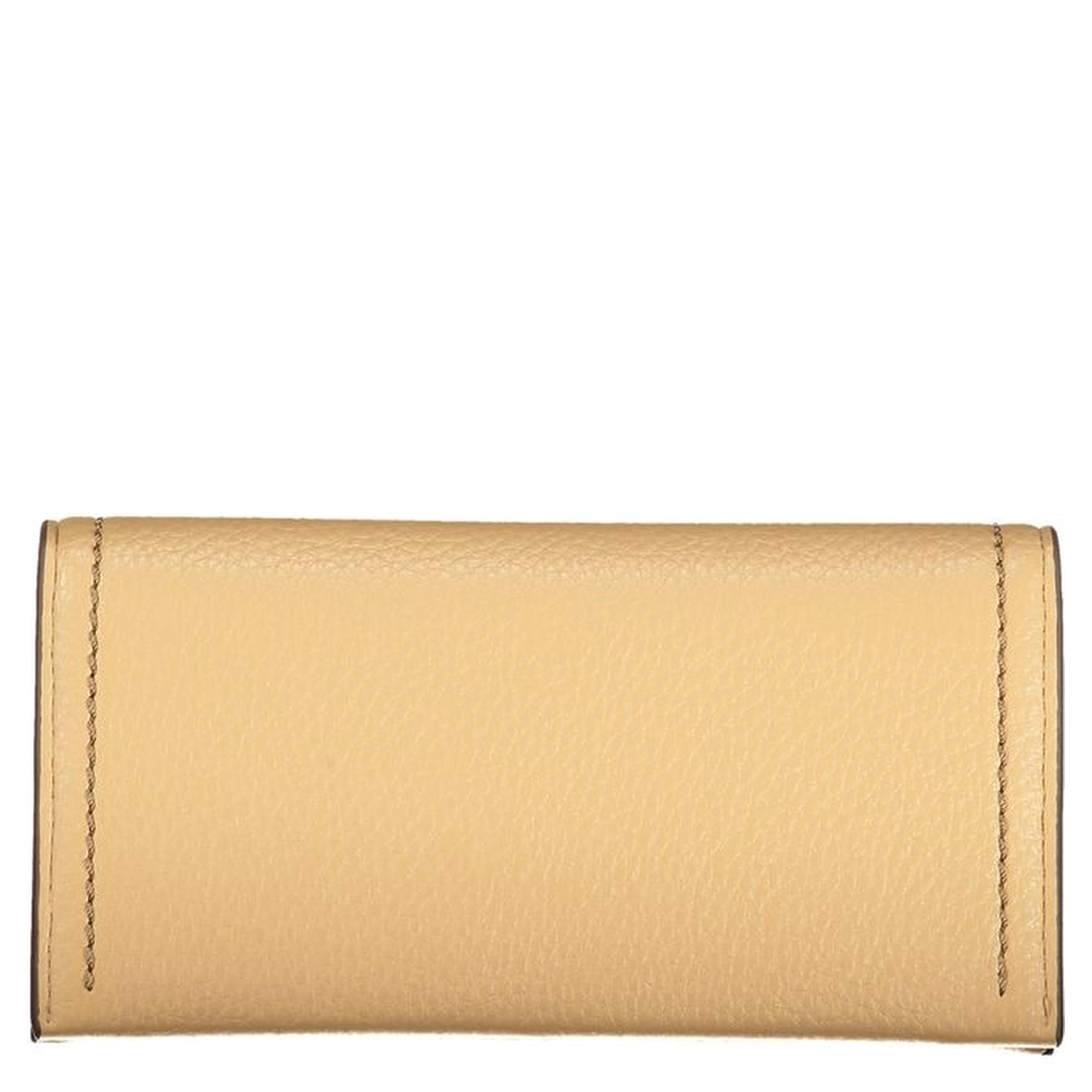 Beige Polyurethane Women Wallet