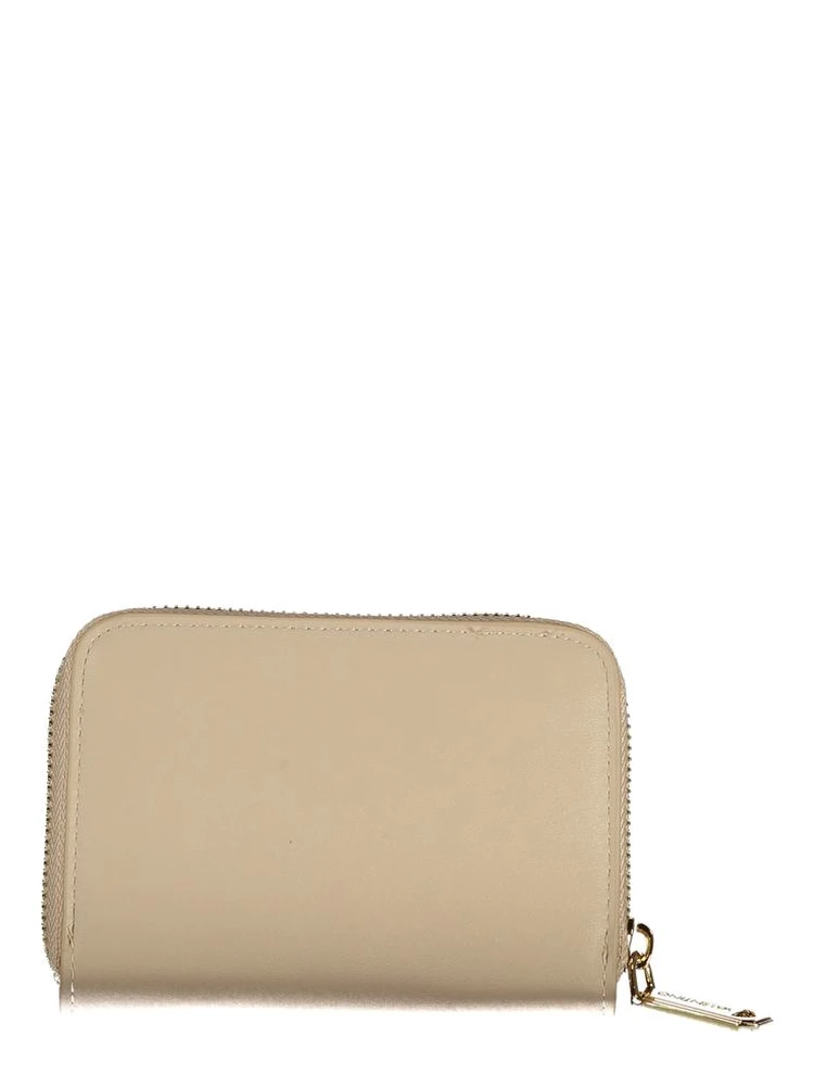 Beige Polyurethane Women Wallet alternative