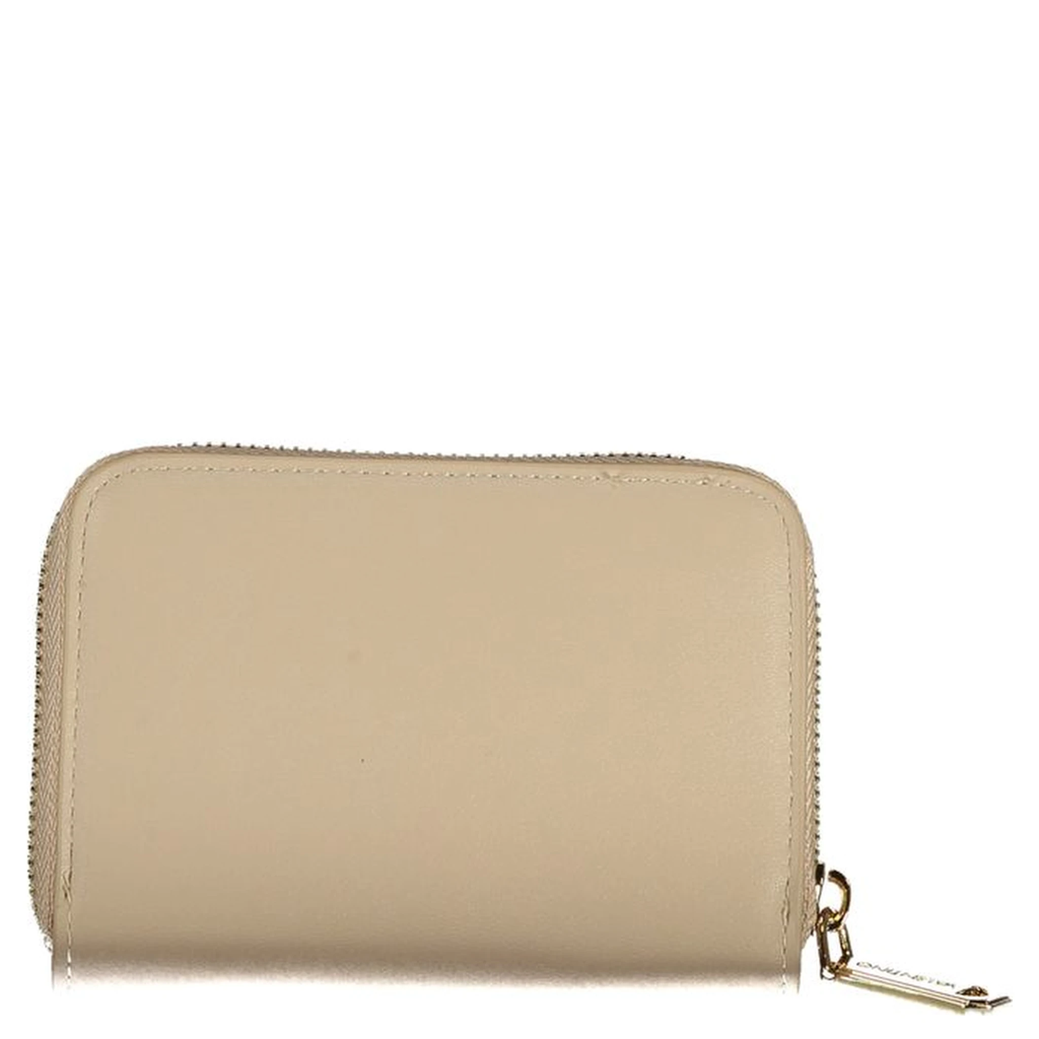 Beige Polyurethane Women Wallet