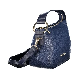 Blu Poliuretano Women Handbag