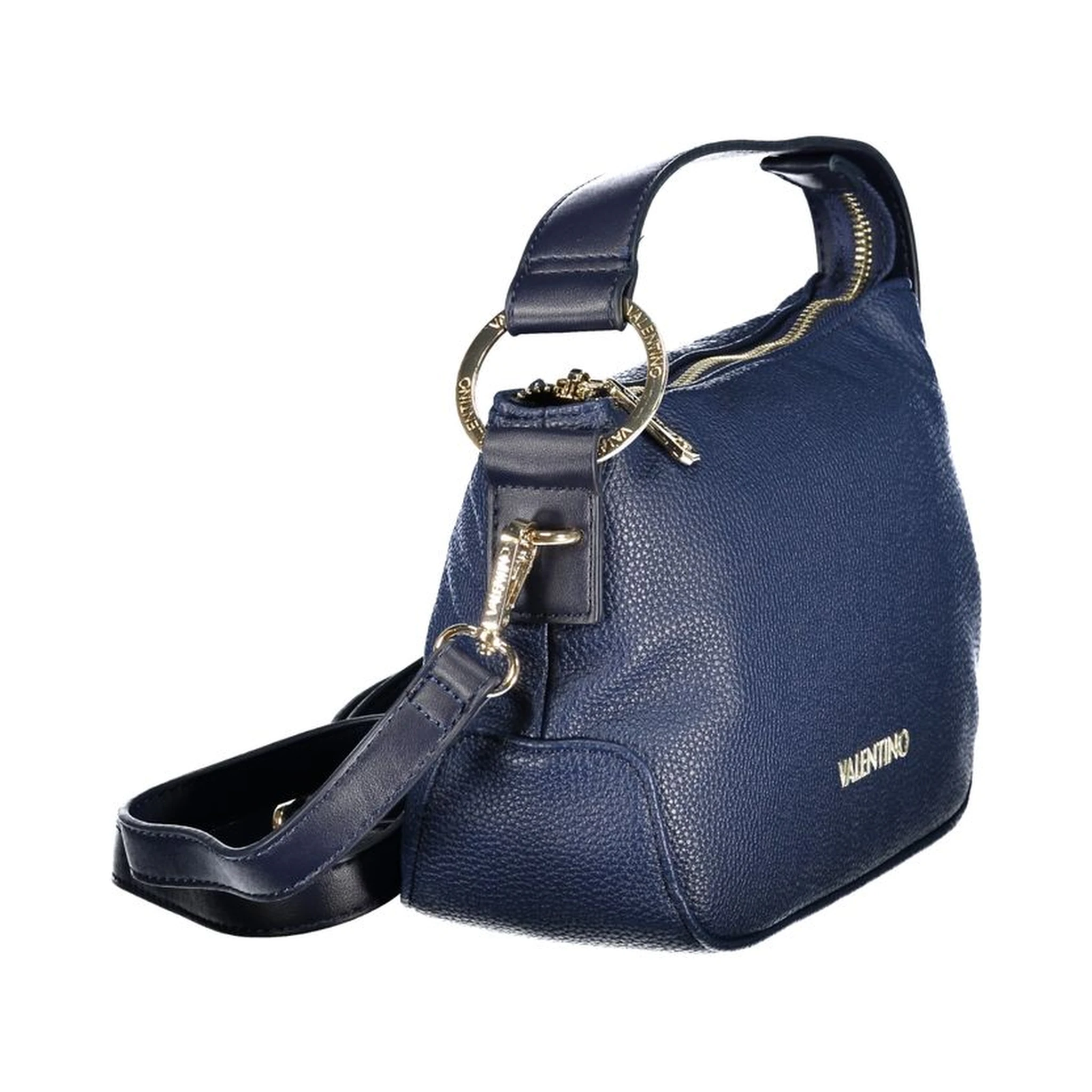 Blu Poliuretano Women Handbag