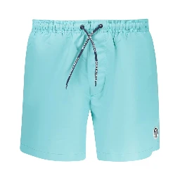 Azzurro Polyester Men's Swim Boxer