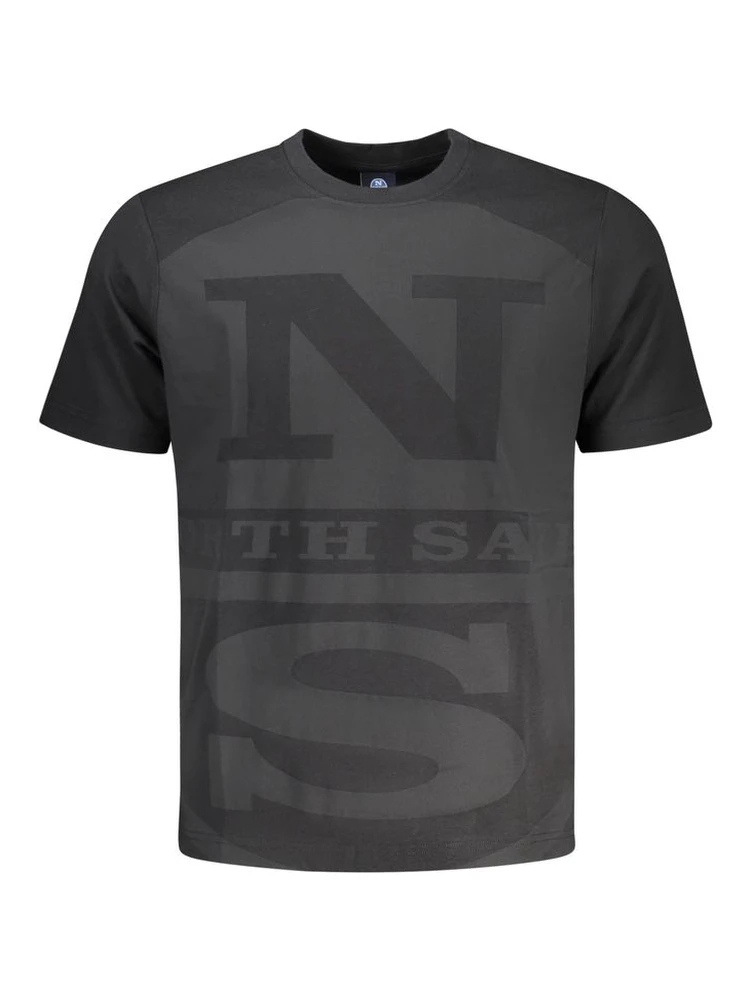 Black Cotton Men's T-Shirt