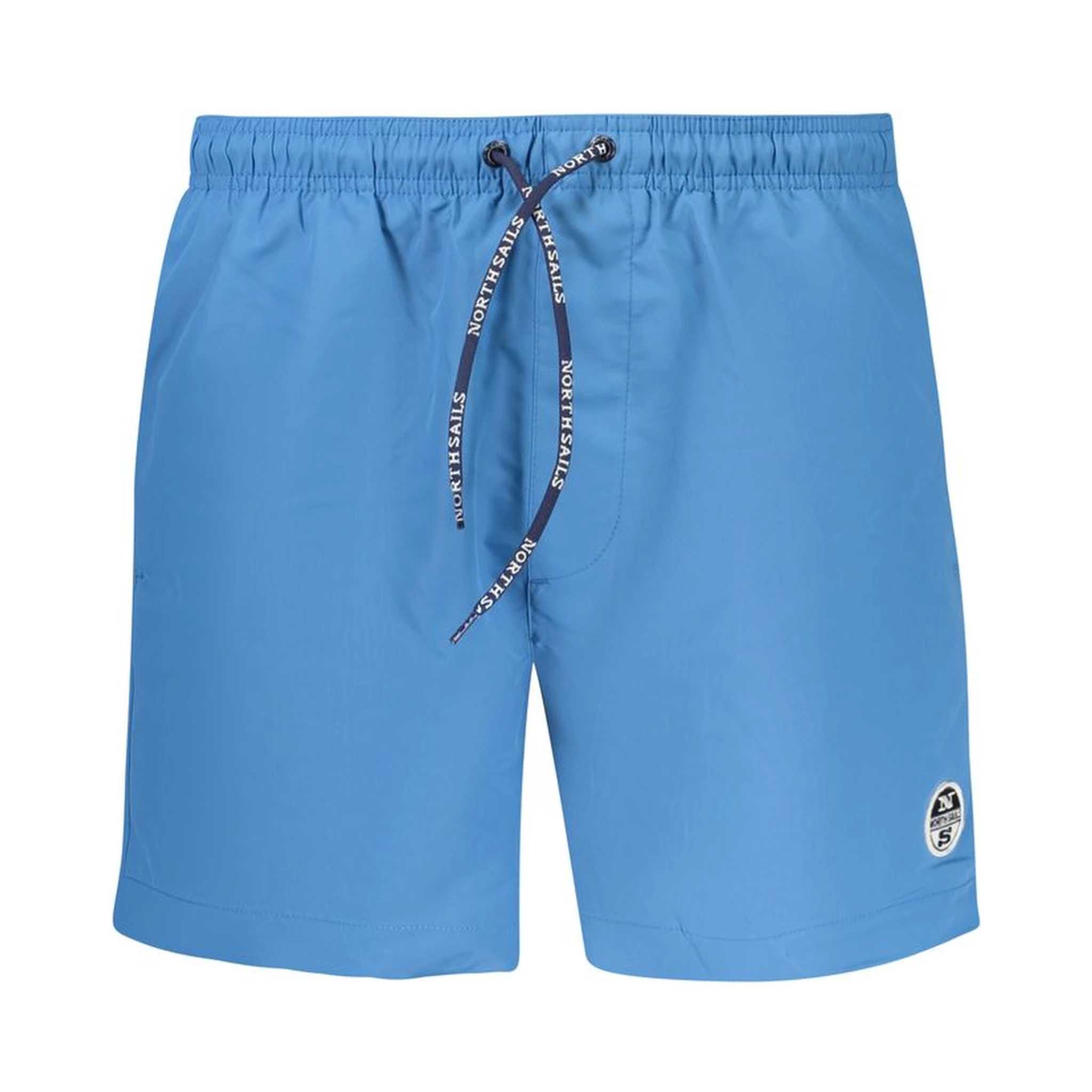 Blu Polyester Men's Swim Boxer