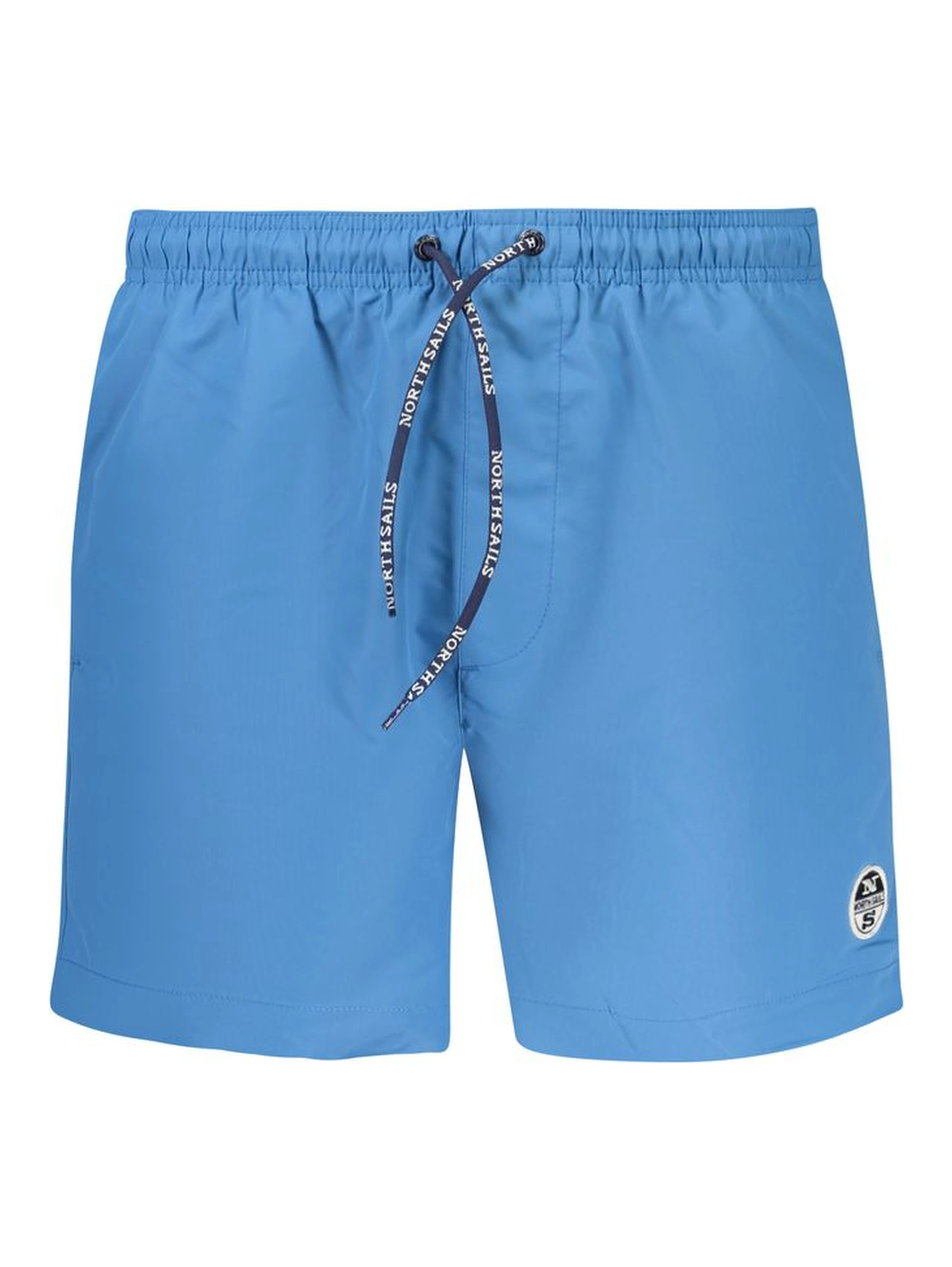 Blu Polyester Men's Swim Boxer