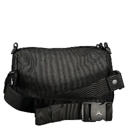 Black Polyester Men's Belt Bag